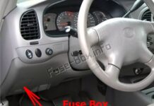 Схема предохранителей Toyota Sequoia 2001-2007
